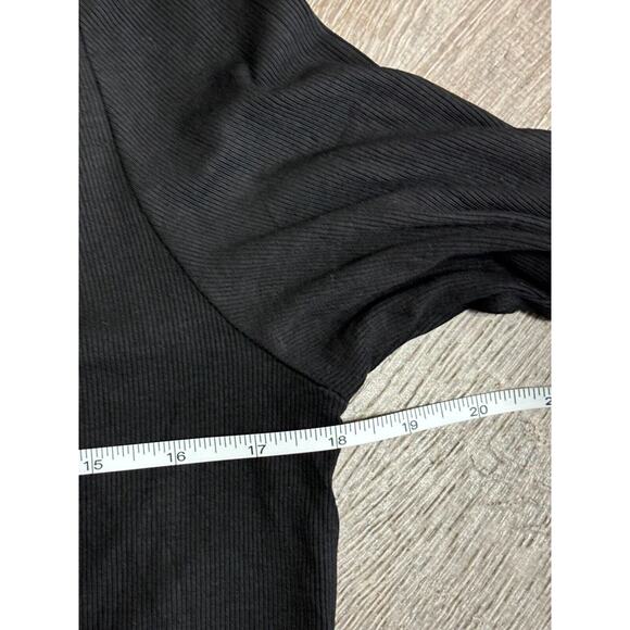 Lili Sidonio Womens Black Knitted Undersweater Turtleneck Long Sleeve Size L NWT - Picture 11 of 12